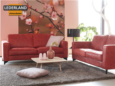 Lederland UTRECHT Showroommodel 2,5 + 2 zitsbank Maxim
